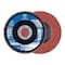 Pferd 4-1/2" x 7/8" A.H. POLIFAN Flap Disc - A-COOL SG INOX+ALU, Aluminum oxide, 80 Grit, Flat 62363 - alternate 1